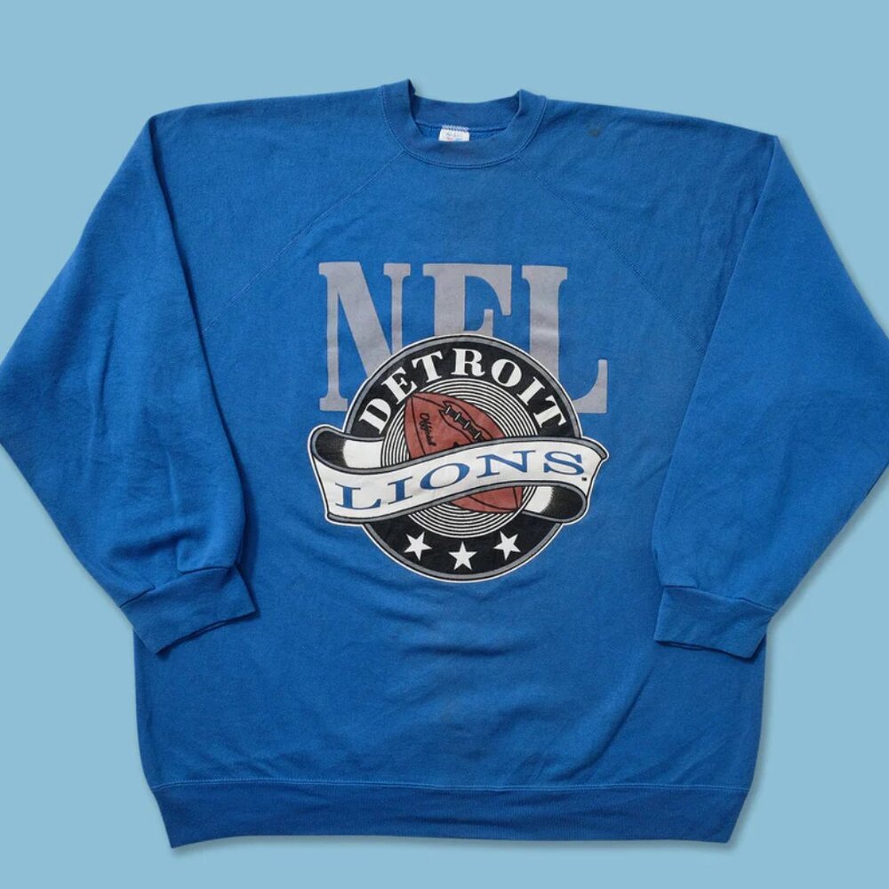 Detroit Lions Sweatshirt, Vintage Detroit Lions NFL Football Shirt For Men Women